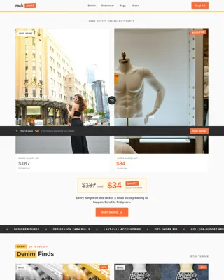 Fashion E-Commerce Pricing Website Template