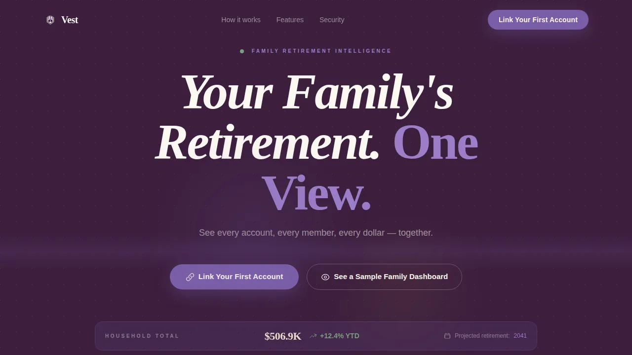 Joint & Family Finance Comparison Website Template
