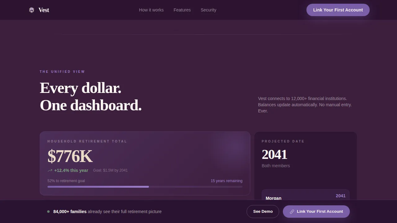 Joint & Family Finance Comparison Website Template