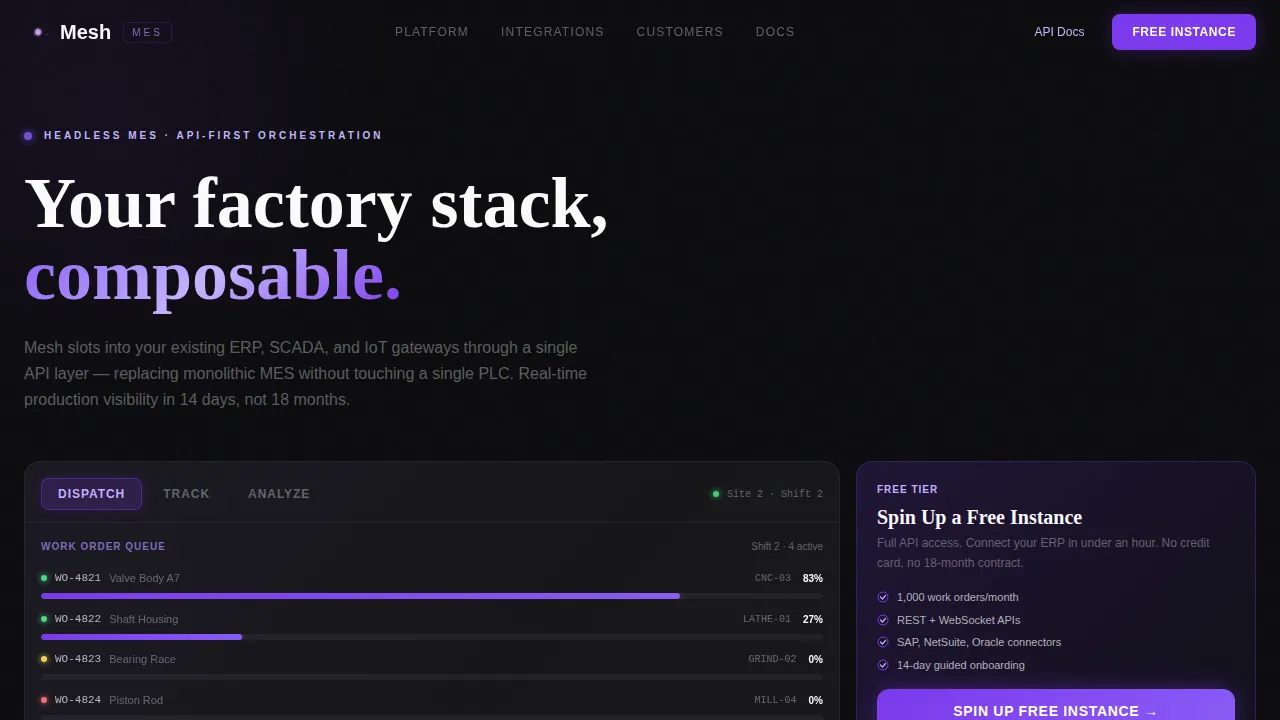 Headless Enterprise Software Professional Website Template