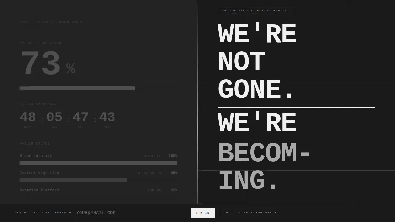 Refresh — Modern Nonprofit Facility Management Landing Page Template