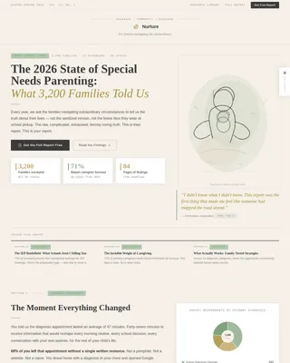Empower — Evidence-Based Adaptive Parenting Landing Page Template