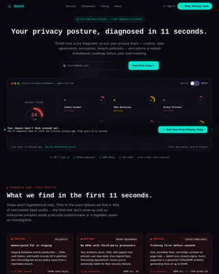 IT Services Company Privacy Policy Website Template