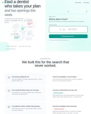 Dental Directory & Neighborhood Dentist Finder Website Template