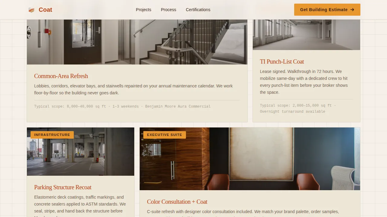 Office Building Construction Professional Website Template