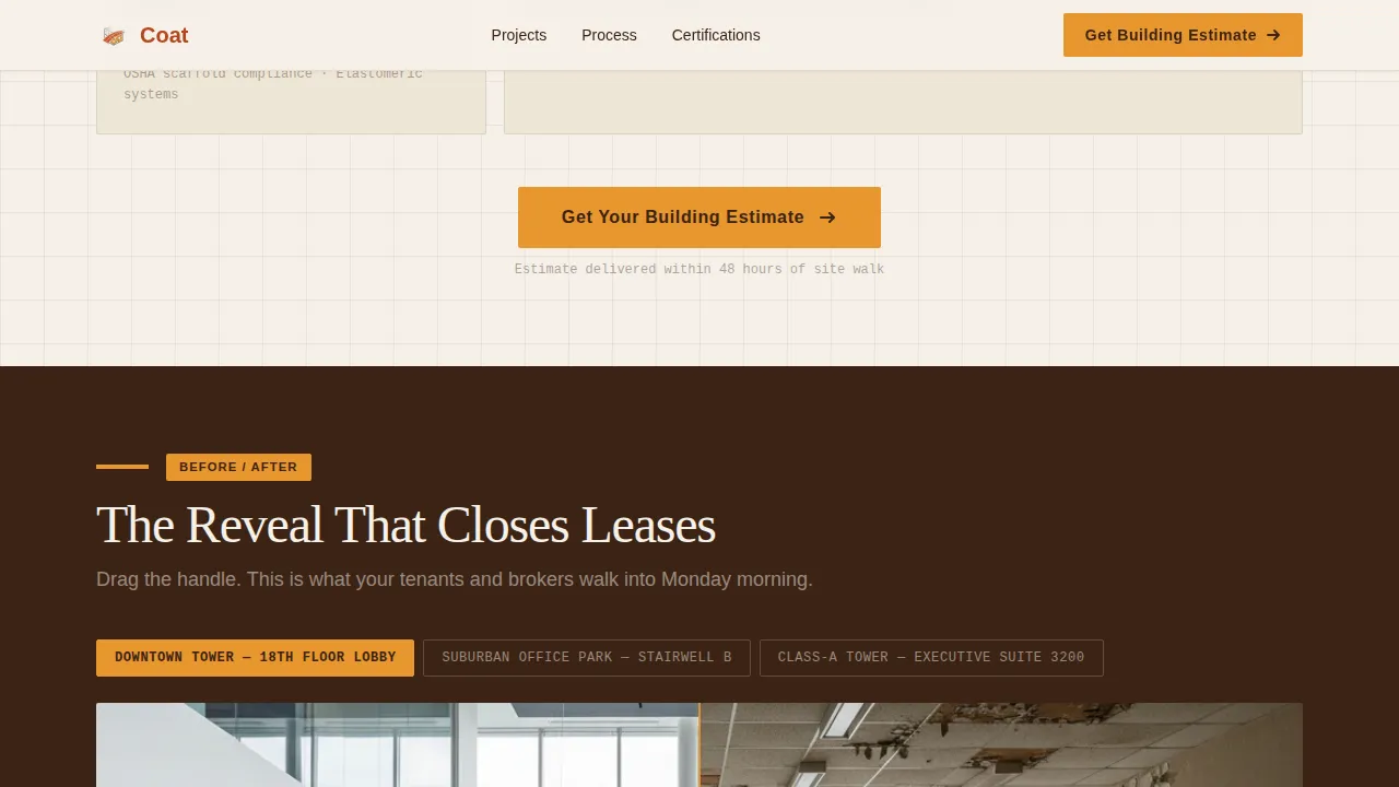 Office Building Construction Professional Website Template