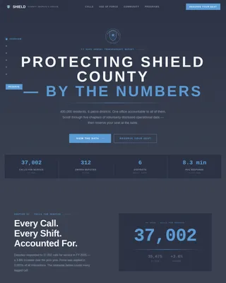 Police & Emergency Booking Website Template