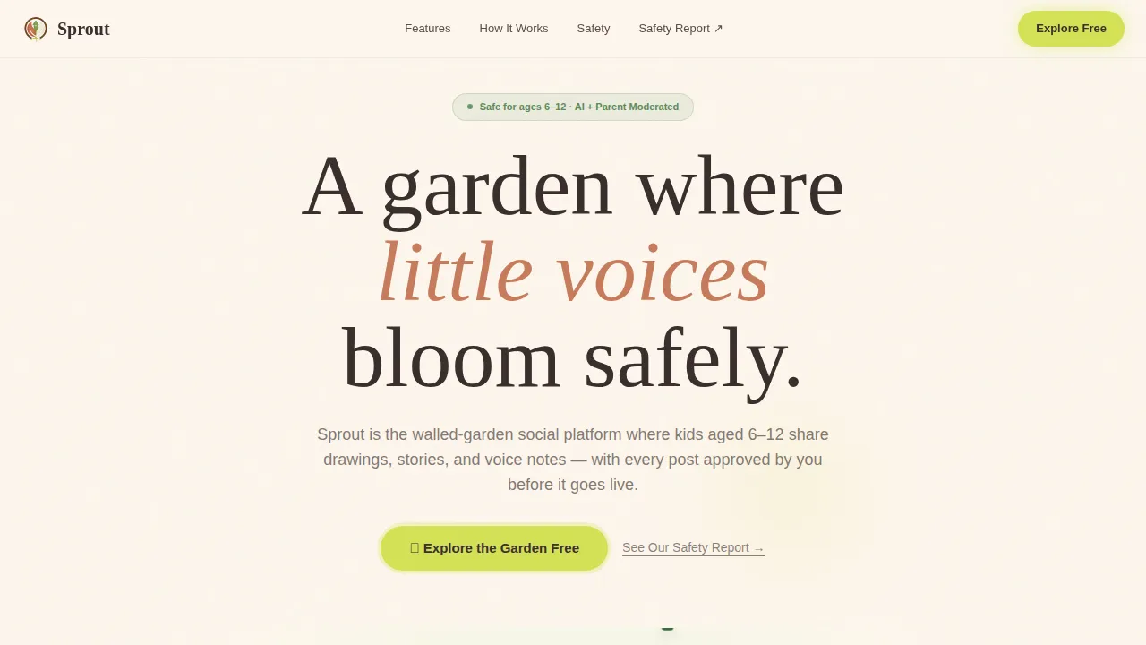 Kids Online Safety & Tech Professional Website Template