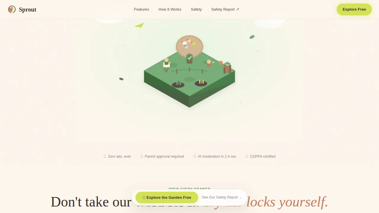 Kids Online Safety & Tech Professional Website Template