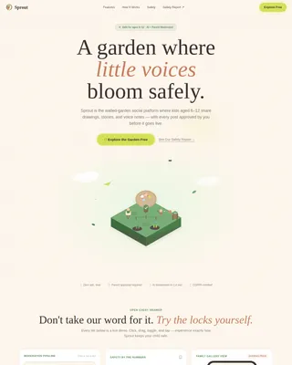 Kids Online Safety & Tech Professional Website Template