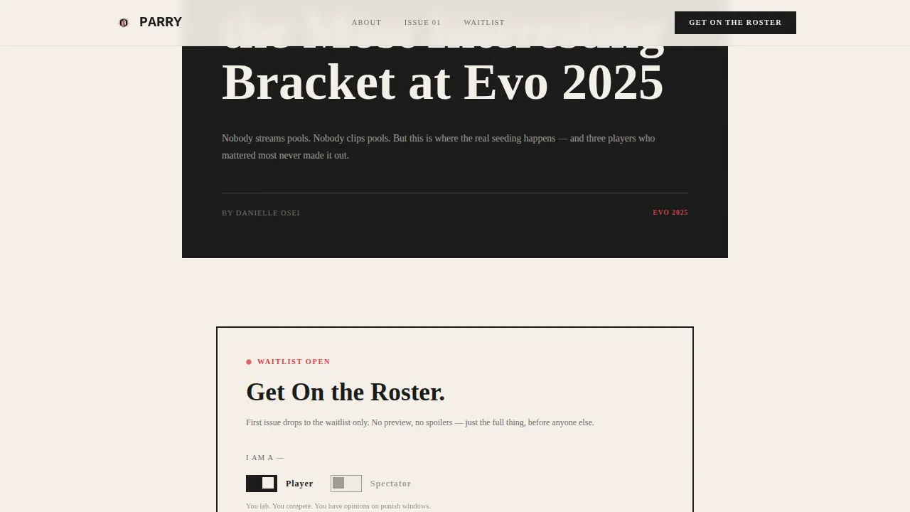 Gaming & Esports Blog Pre-Launch Website Template