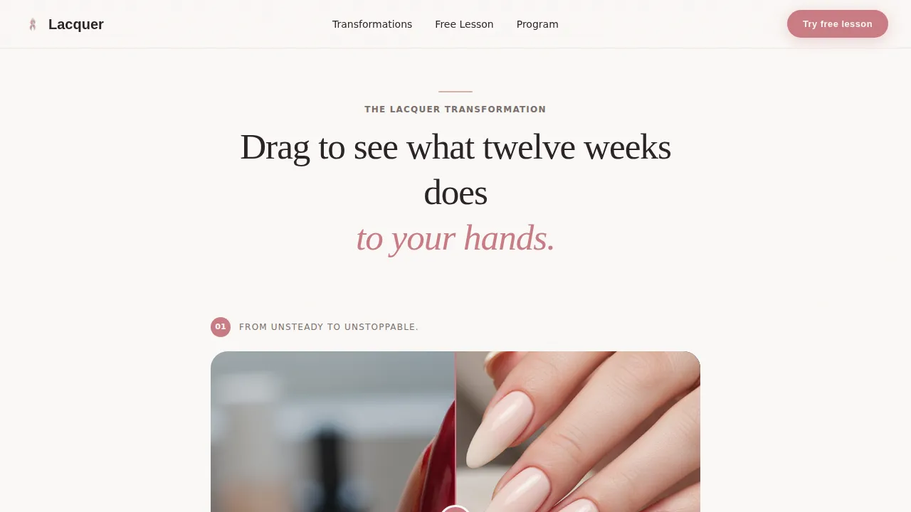 Beauty School & Academy Reviews Website Template