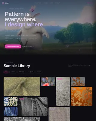 3D & Product Design Portfolio Portfolio Website Template