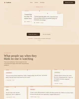 Crypto Traders Community Reviews Website Template