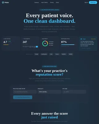Healthcare Software & SaaS Reviews Website Template