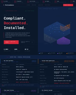 Fire Safety & Prevention Reviews & Social Proof Website Template
