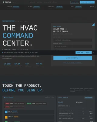 HVAC Digital Presence Maintenance Website Template