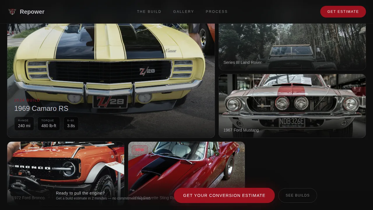 Electric Vehicle & EV Professional Website Template