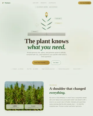 Dispensary & Retail Professional Website Template