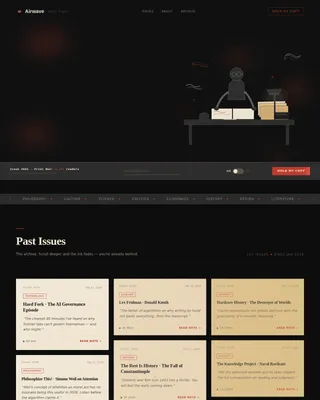Broadcast — Smart Podcast Curation Landing Page Template