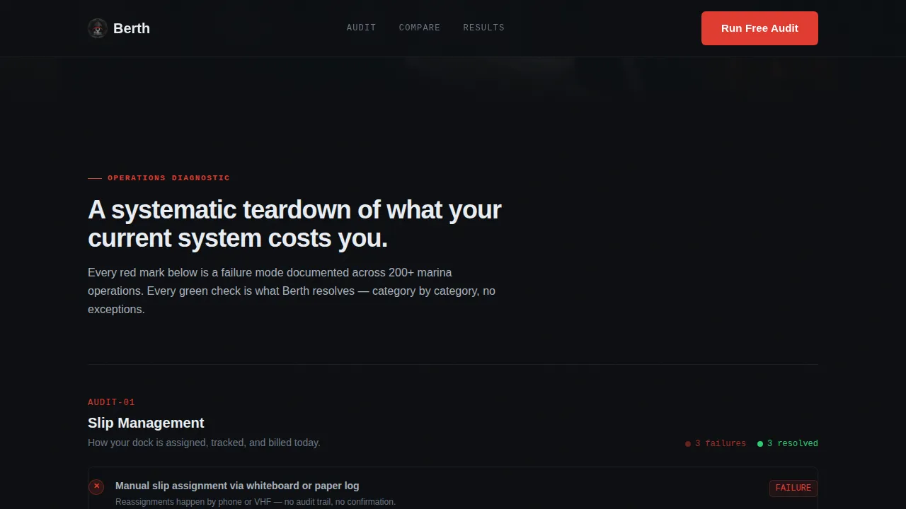Port & Harbor Comparison Website Template