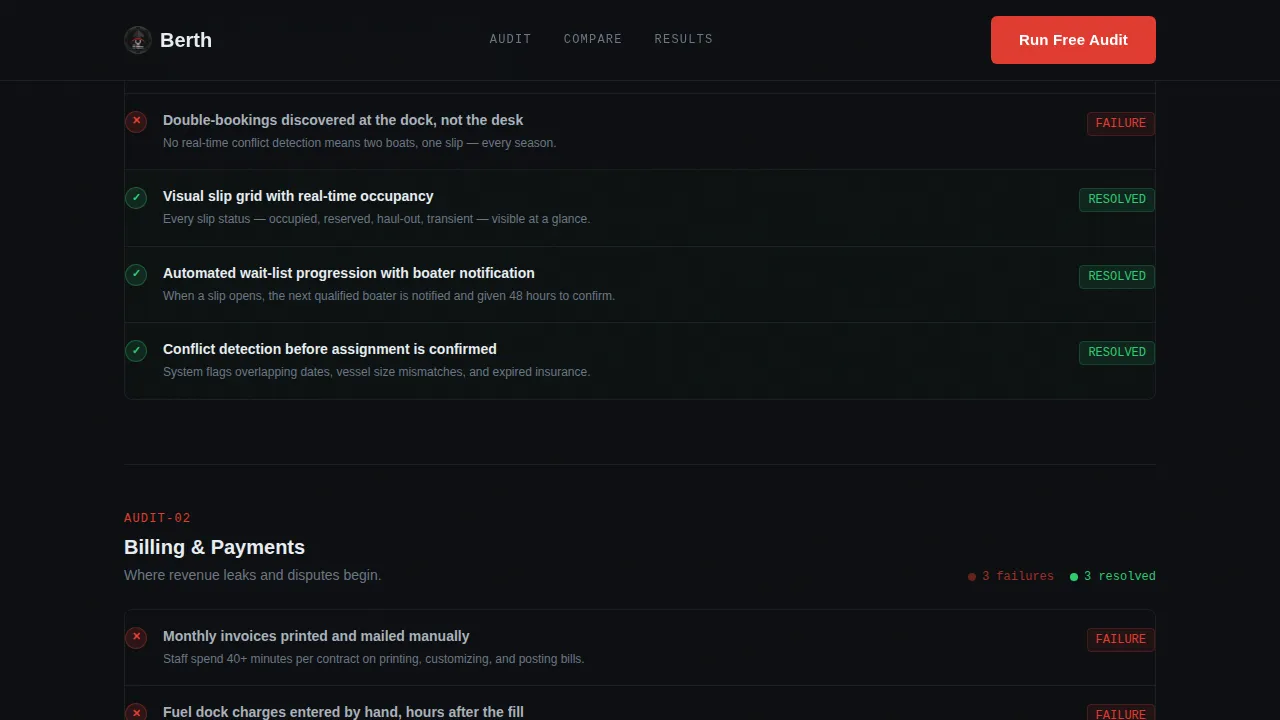 Port & Harbor Comparison Website Template