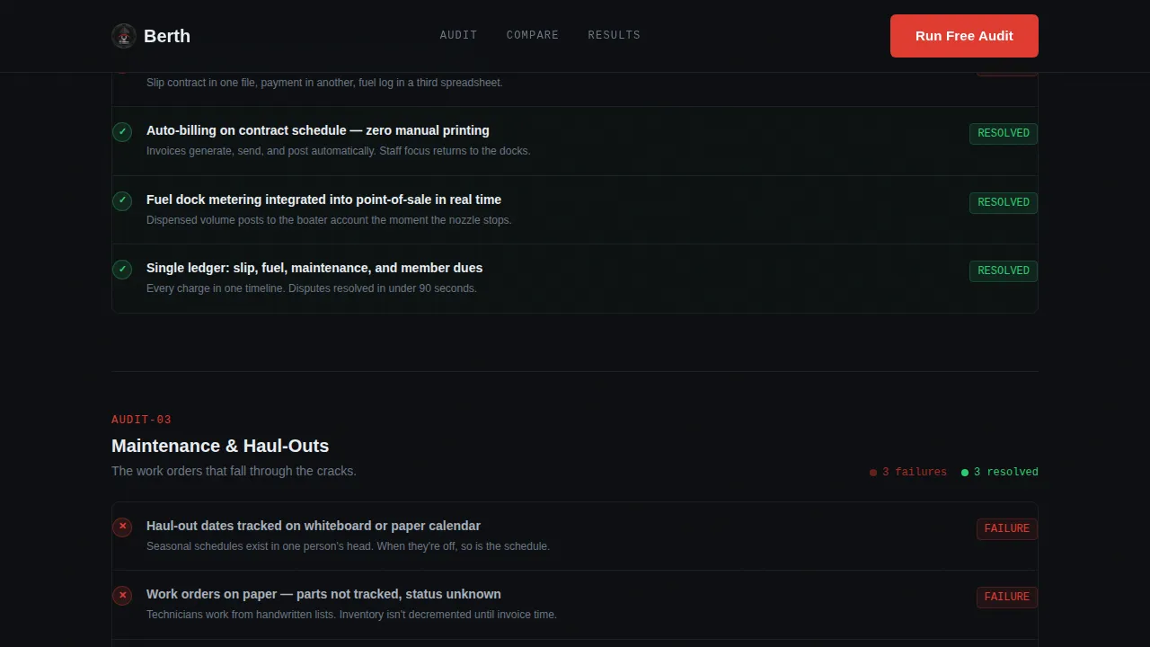 Port & Harbor Comparison Website Template