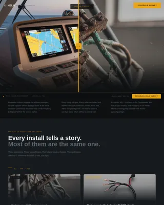 Navigate — Marine Electronics Landing Page Template