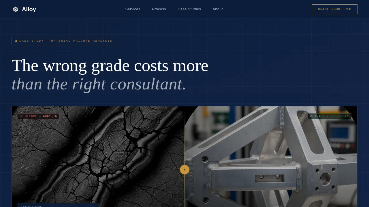 Aluminum Products & Booking Website Template
