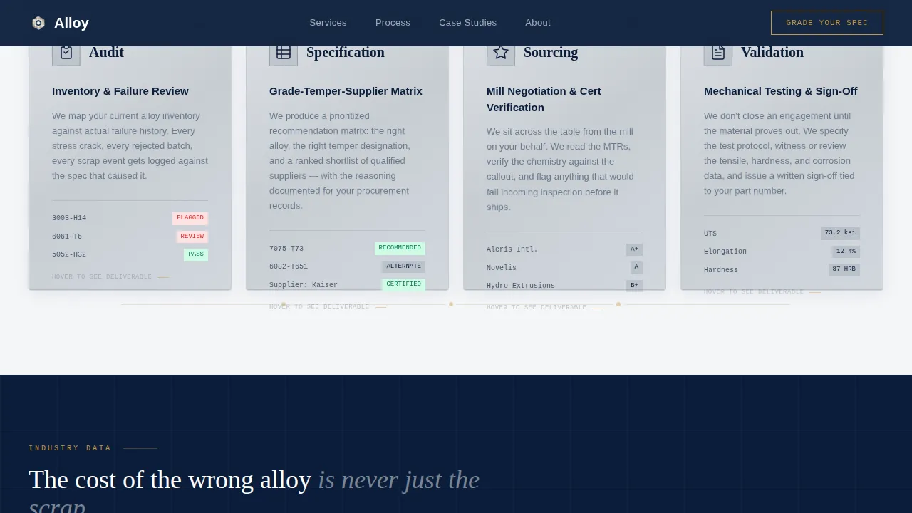 Aluminum Products & Booking Website Template
