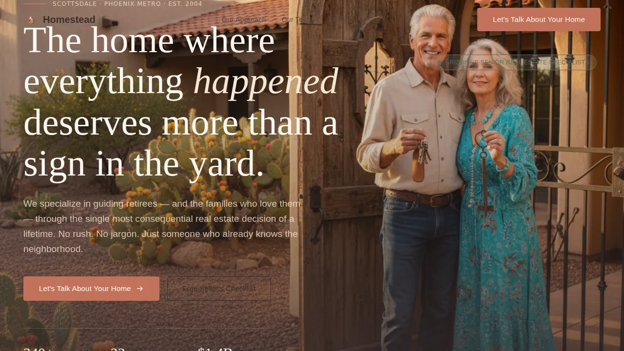 Sanctuary — Specialist Senior Housing Landing Page Template