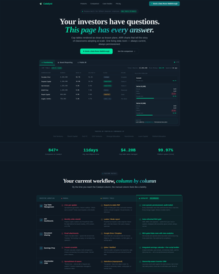 Catalyst - Powerful Edtech Landing Page Template