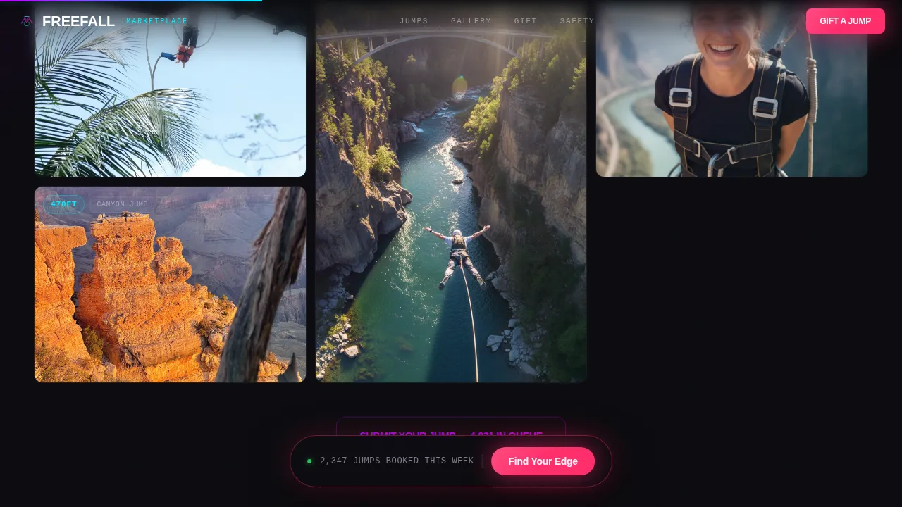 Apex — Thrilling Adventure Sports Marketplace Landing Page Template