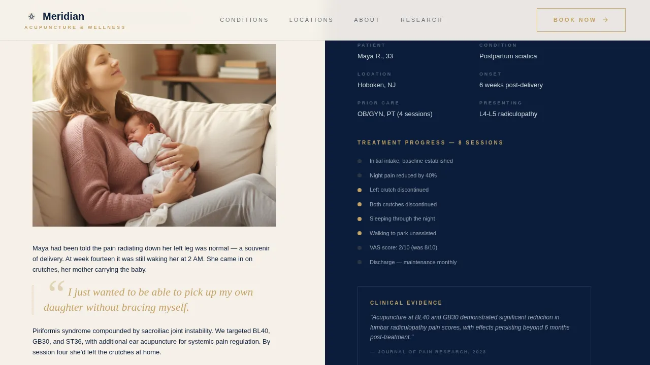 Acupoint — Proven Acupuncture Clinic Landing Page Template