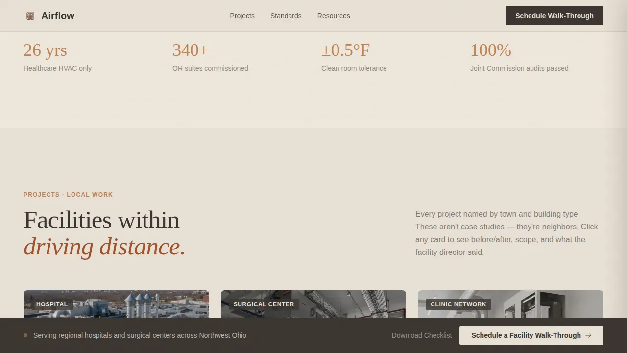 Hospital & Clinic Construction Directory Website Template