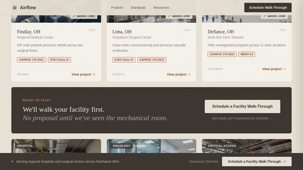 Hospital & Clinic Construction Directory Website Template