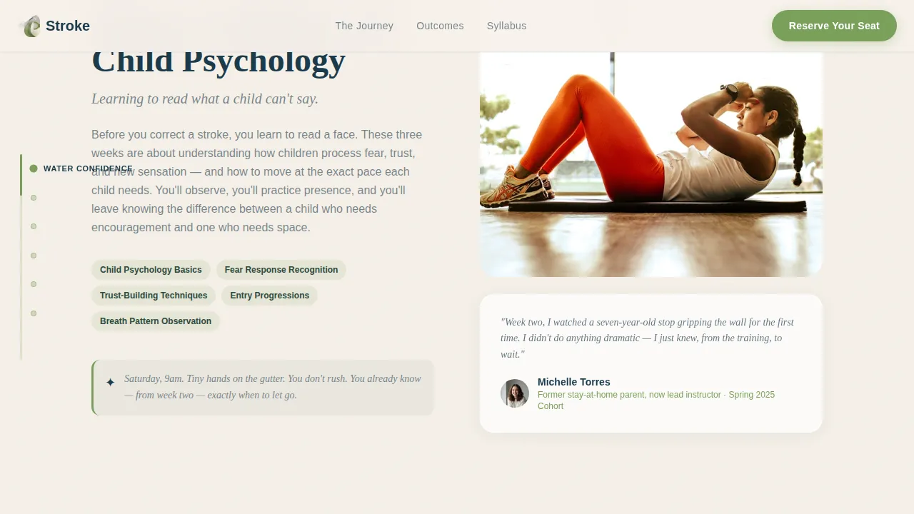 Sports & Fitness Training Professional Website Template