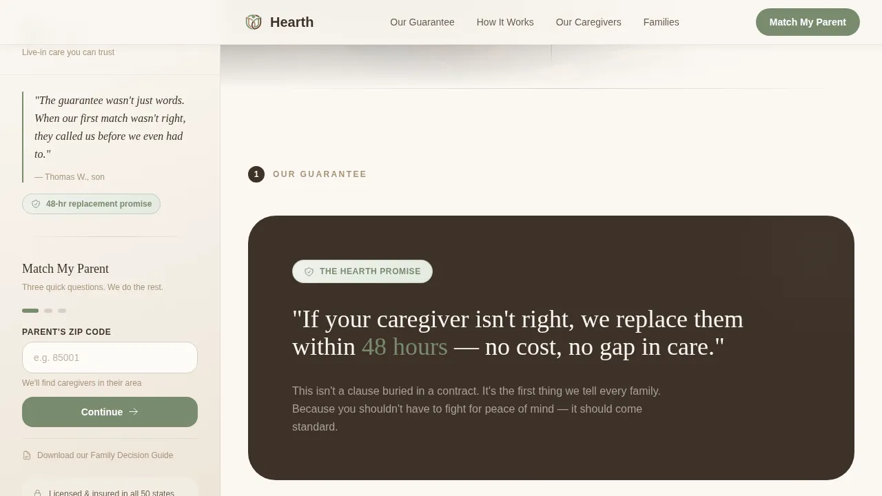 Home Care Agency Professional Website Template