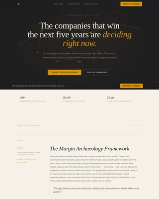 Consulting & Advisory Blog Website Template