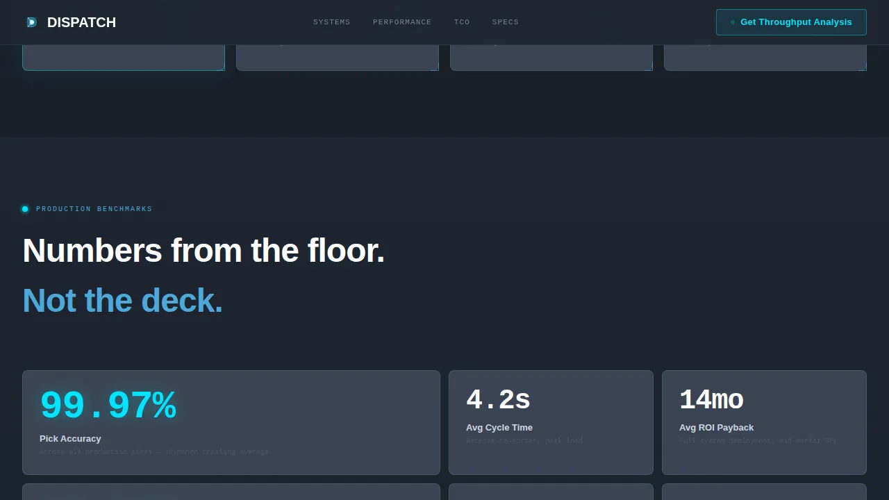 Warehouse & Distribution Careers Website Template