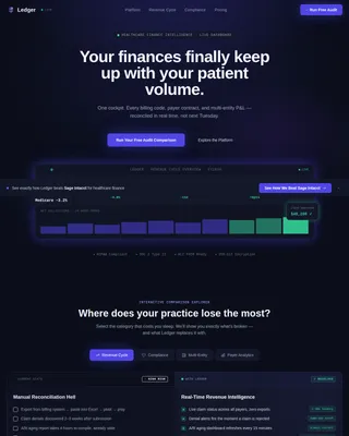 Healthcare Software Professional Website Template