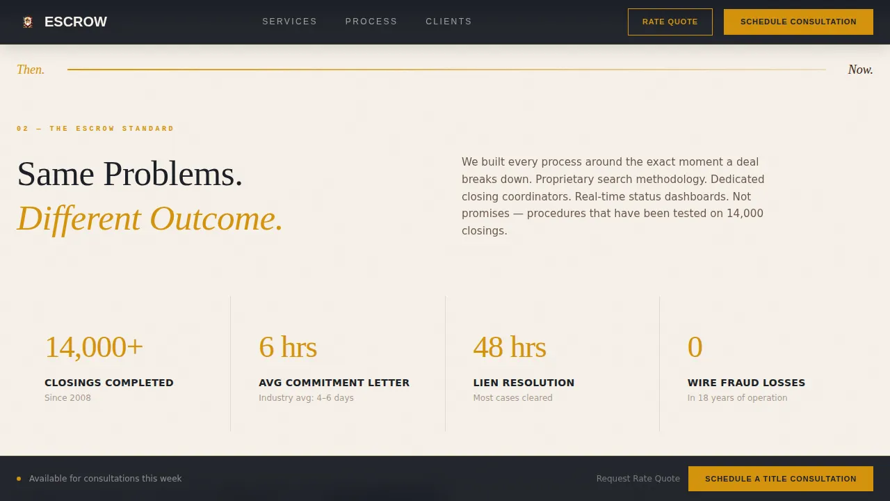 Real Estate & Property Law Booking Website Template