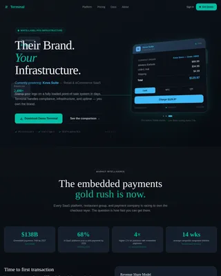 White Label POS Comparison Landing Page Template