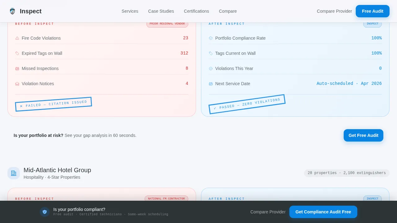 Complete Fire Safety & Prevention Privacy Policy & Terms Website Template