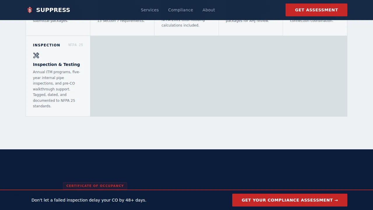 Fire Safety & Prevention Cost Calculator Website Template