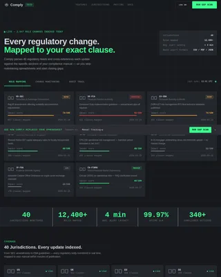 Audit — Intelligent Compliance RegTech Landing Page Template