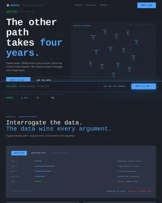 Momentum — Elite Startup Incubation Landing Page Template