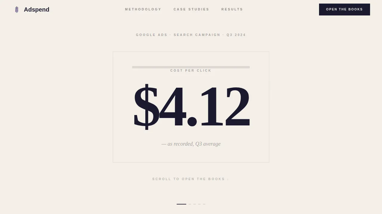 PPC Agency Website Template — E-Commerce Marketing