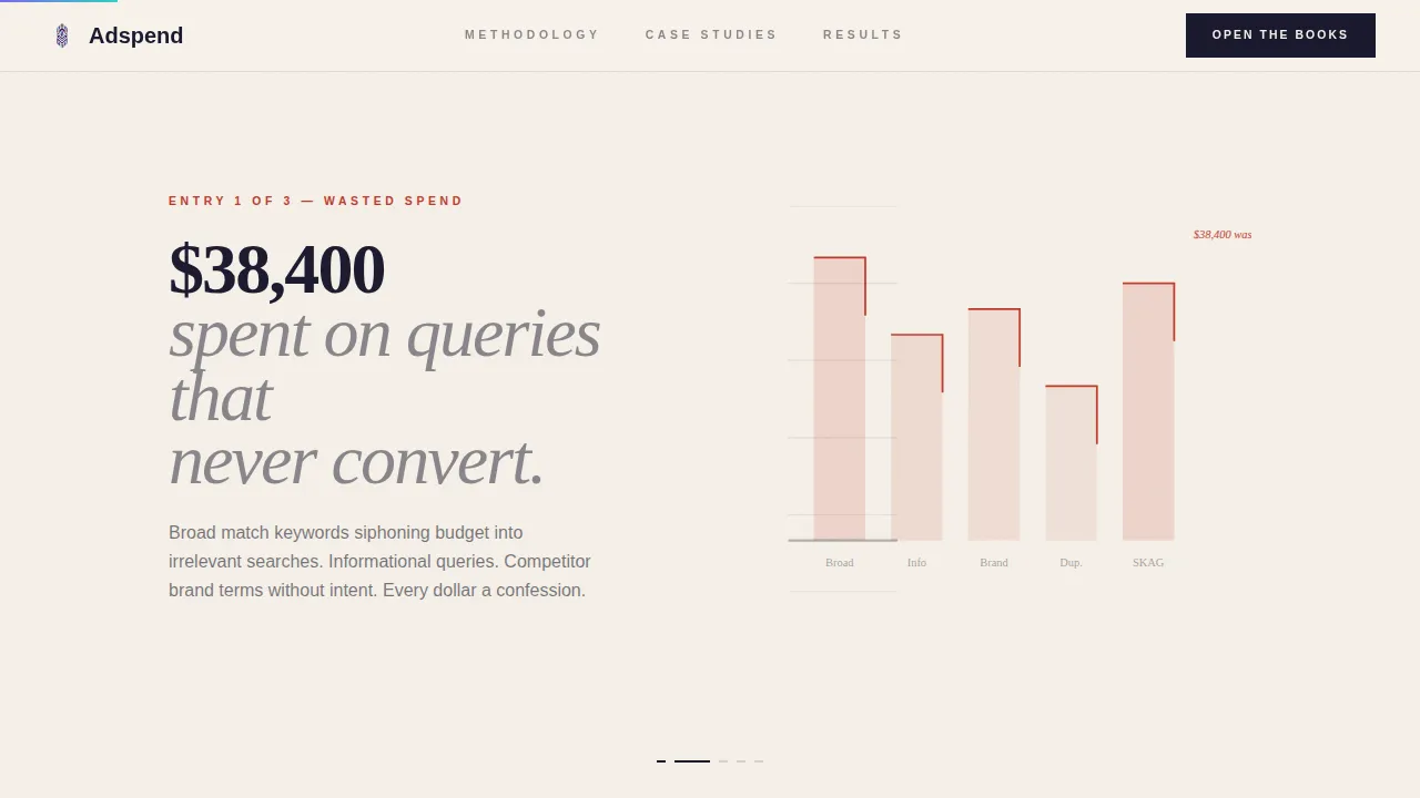 PPC Agency Website Template — E-Commerce Marketing