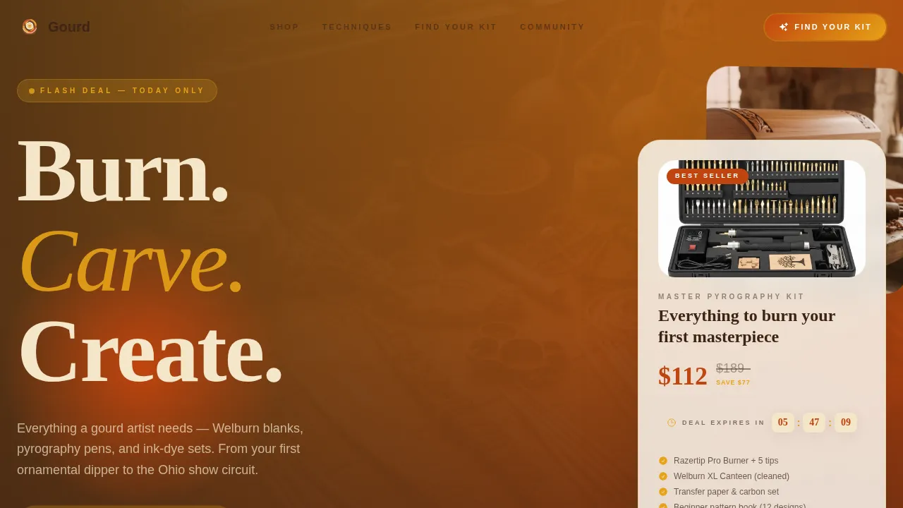 Hobby & Passion Supplies Professional Website Template